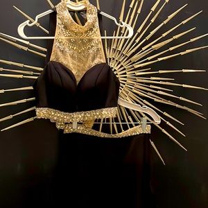 Faviana long two piece gown, size 8